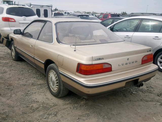 JH4KA3266KC011304 - 1989 ACURA LEGEND LL BEIGE photo 3