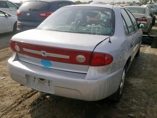 1G1JF52F337251388 - 2003 CHEVROLET CAVALIER L SILVER photo 4