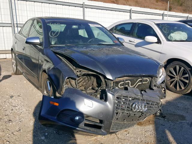 WAUGL68E05A518875 - 2005 AUDI NEW S4 QUA GRAY photo 1