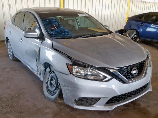 3N1AB7AP0HY394848 - 2017 NISSAN SENTRA S SILVER photo 1