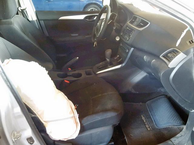 3N1AB7AP0HY394848 - 2017 NISSAN SENTRA S SILVER photo 5