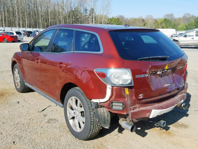 JM3ER293770139984 - 2007 MAZDA CX-7 RED photo 3