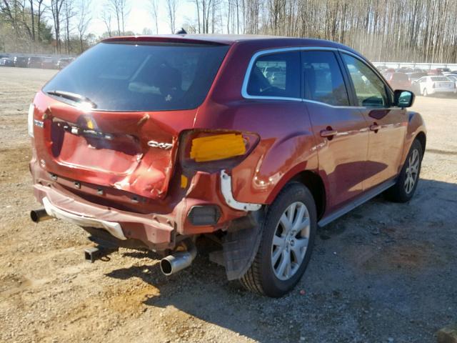 JM3ER293770139984 - 2007 MAZDA CX-7 RED photo 4