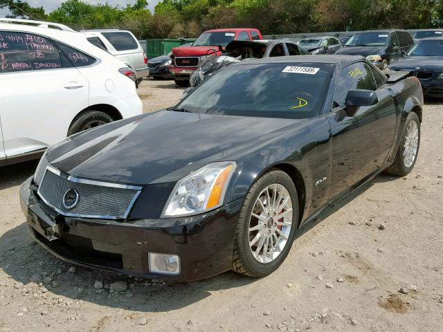 1G6YV36A265601530 - 2006 CADILLAC XLR BLACK photo 2