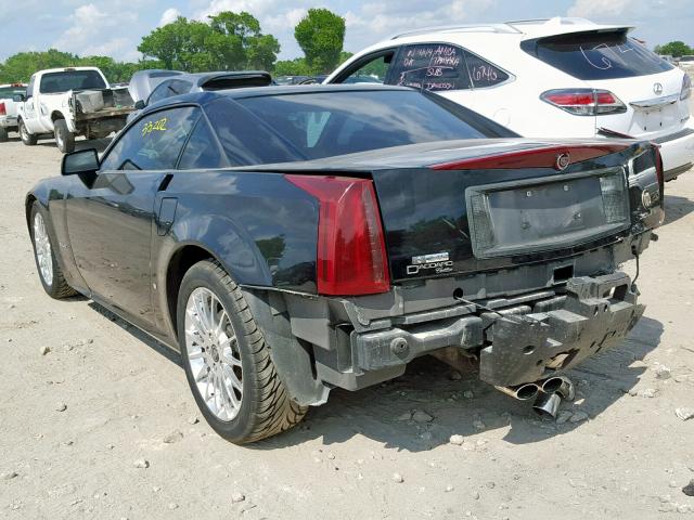 1G6YV36A265601530 - 2006 CADILLAC XLR BLACK photo 3