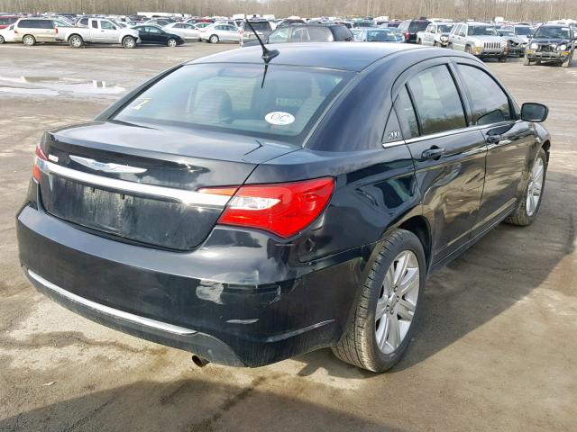 1C3CCBAB7CN318550 - 2012 CHRYSLER 200 LX BLACK photo 4