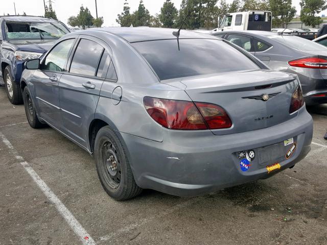 1C3LC46J18N148494 - 2008 CHRYSLER SEBRING LX GRAY photo 3