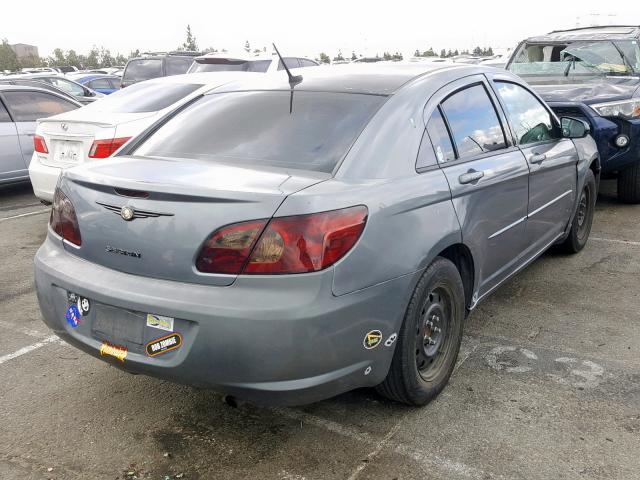 1C3LC46J18N148494 - 2008 CHRYSLER SEBRING LX GRAY photo 4