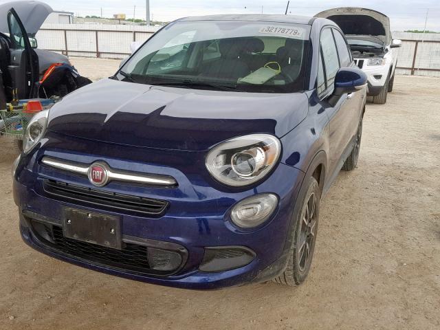 ZFBCFXBT1GP481151 - 2016 FIAT 500X EASY BLUE photo 2