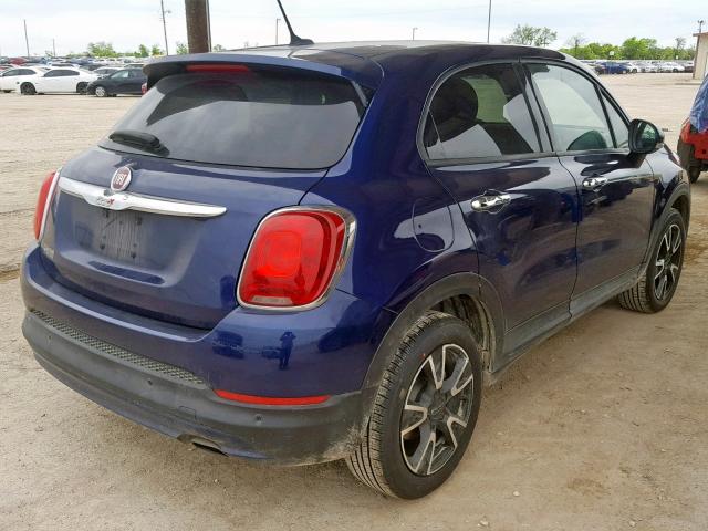 ZFBCFXBT1GP481151 - 2016 FIAT 500X EASY BLUE photo 4