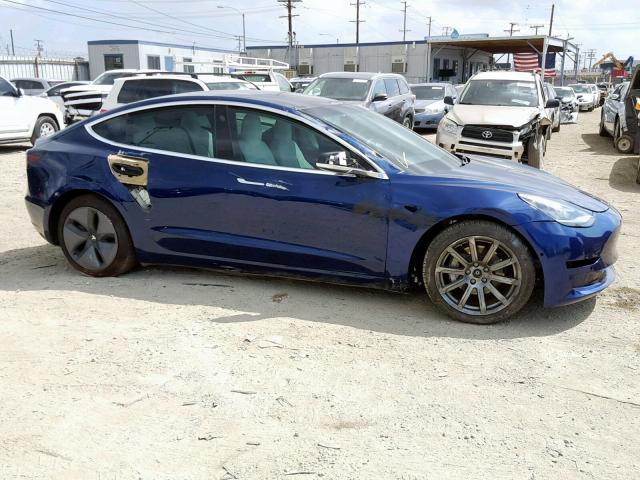 5YJ3E1EBXJF096513 - 2018 TESLA MODEL 3 BLUE photo 9