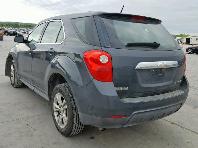 2CNALBEW3A6327730 - 2010 CHEVROLET EQUINOX LS GRAY photo 3