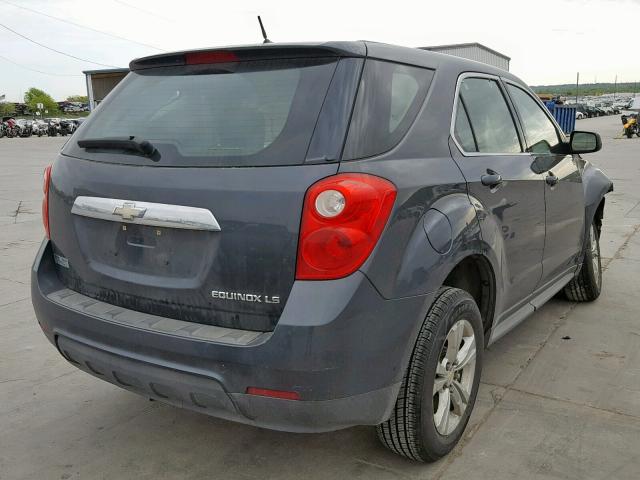 2CNALBEW3A6327730 - 2010 CHEVROLET EQUINOX LS GRAY photo 4