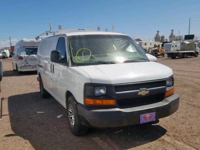 1GCSGAFX1C1188797 - 2012 CHEVROLET EXPRESS G1 WHITE photo 1