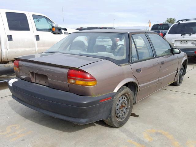 1G8ZH5496NZ176179 - 1992 SATURN SL1 TAN photo 4