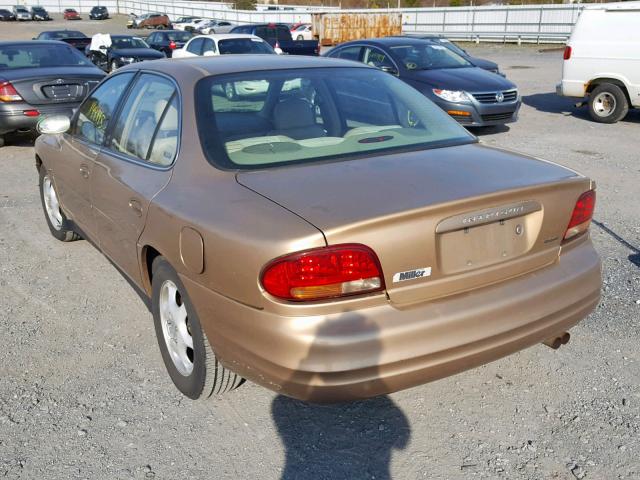 1G3WS52HXXF358587 - 1999 OLDSMOBILE INTRIGUE G GOLD photo 3