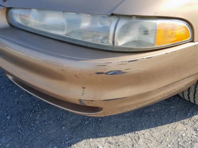 1G3WS52HXXF358587 - 1999 OLDSMOBILE INTRIGUE G GOLD photo 9