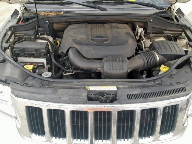 1J4RR4GG1BC522543 - 2011 JEEP GRAND CHER WHITE photo 7