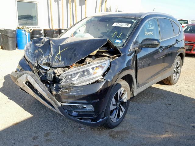 5J6RM3H94FL026456 - 2015 HONDA CR-V TOURI BLACK photo 2