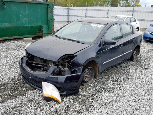 3N1AB6AP6CL782148 - 2012 NISSAN SENTRA 2.0 BLACK photo 2