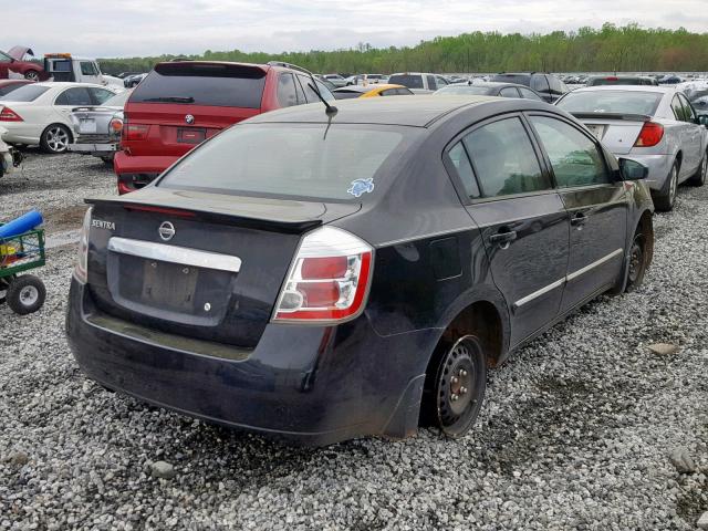 3N1AB6AP6CL782148 - 2012 NISSAN SENTRA 2.0 BLACK photo 4