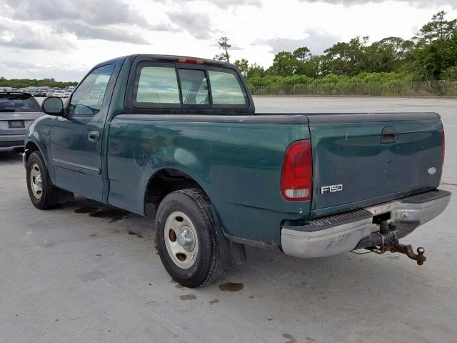 1FTZF1725YNA07530 - 2000 FORD F150 GREEN photo 3