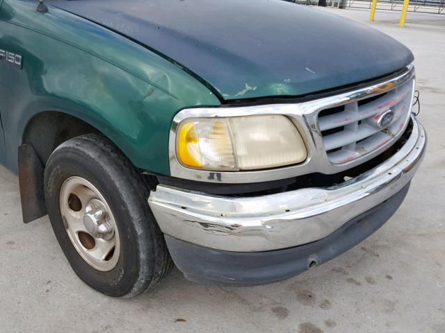 1FTZF1725YNA07530 - 2000 FORD F150 GREEN photo 9