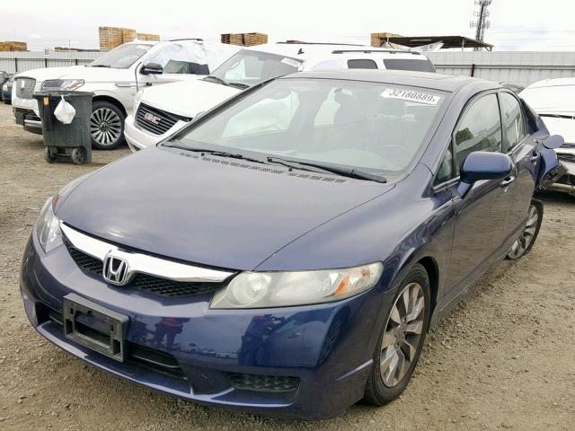 2HGFA16979H515056 - 2009 HONDA CIVIC EXL 蓝色 照片 2