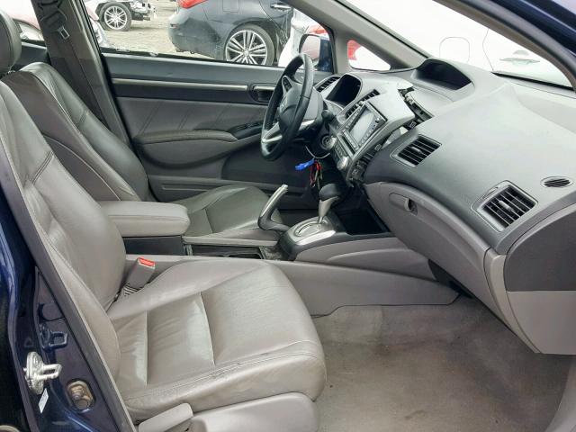2HGFA16979H515056 - 2009 HONDA CIVIC EXL 蓝色 照片 5