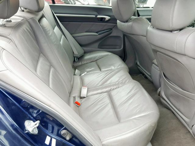 2HGFA16979H515056 - 2009 HONDA CIVIC EXL 蓝色 照片 6