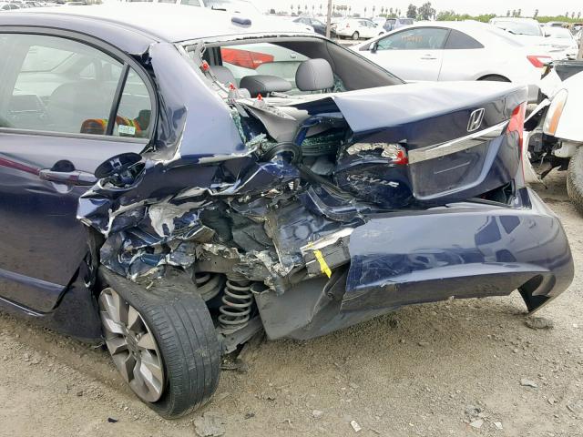 2HGFA16979H515056 - 2009 HONDA CIVIC EXL 蓝色 照片 9