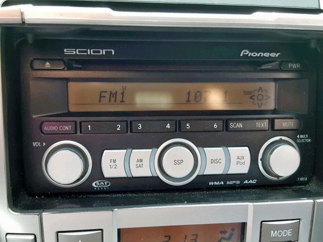 JTKDE167490290522 - 2009 TOYOTA SCION TC SILVER photo 9