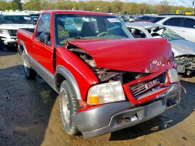 1GTCS1444Y8193938 - 2000 GMC SONOMA RED photo 1