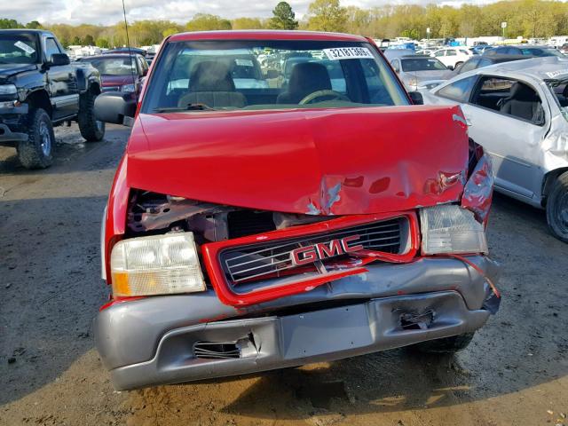 1GTCS1444Y8193938 - 2000 GMC SONOMA RED photo 7