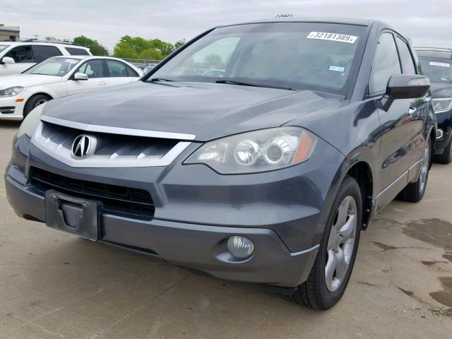 5J8TB18588A000512 - 2008 ACURA RDX TECHNO CHARCOAL photo 2