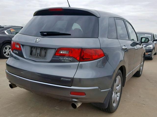 5J8TB18588A000512 - 2008 ACURA RDX TECHNO CHARCOAL photo 4