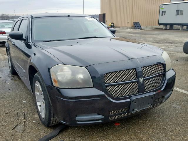 2D4FV48T25H624518 - 2005 DODGE MAGNUM SE BLACK photo 1