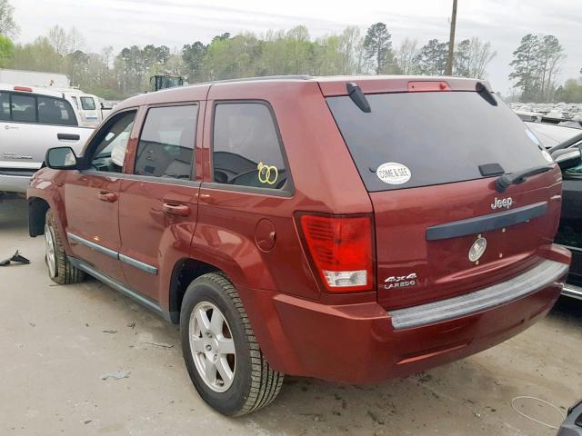 1J8GR48K78C113044 - 2008 JEEP GRAND CHER RED photo 3