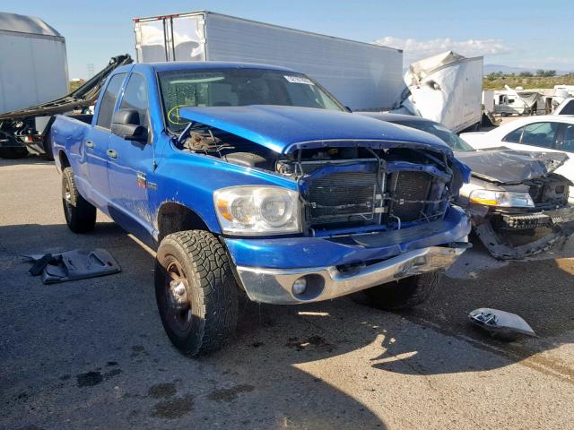 3D7KS28D98G123640 - 2008 DODGE RAM 2500 S BLUE photo 1