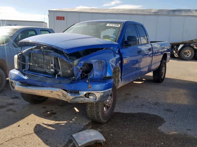 3D7KS28D98G123640 - 2008 DODGE RAM 2500 S BLUE photo 2