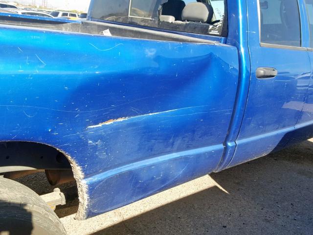 3D7KS28D98G123640 - 2008 DODGE RAM 2500 S BLUE photo 9