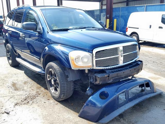 1D4HD58226F158004 - 2006 DODGE DURANGO LI BLUE photo 1