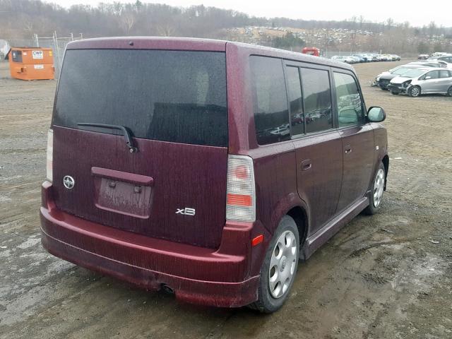 JTLKT334154026708 - 2005 TOYOTA SCION XB 紫色 照片 4