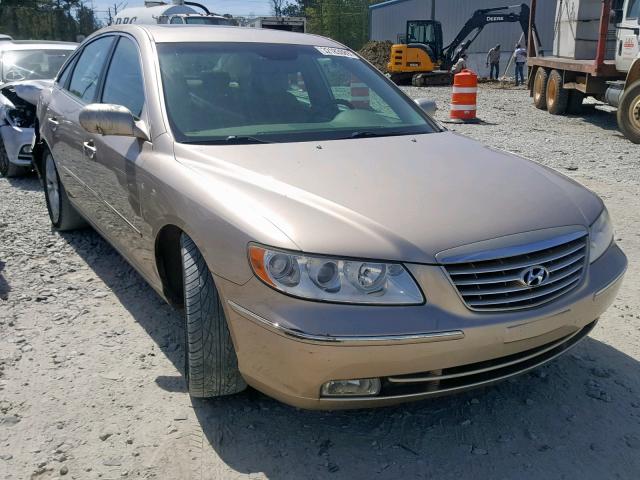 KMHFC46F97A163105 - 2007 HYUNDAI AZERA SE GOLD photo 1