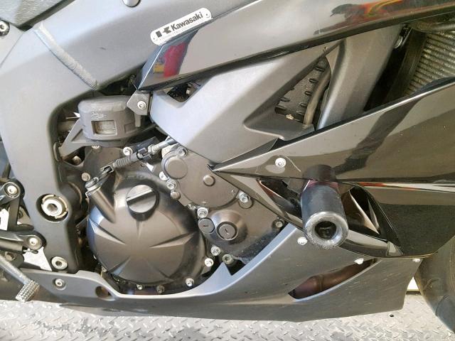 JKAZX4R119A011256 - 2009 KAWASAKI ZX600 R BLACK photo 5