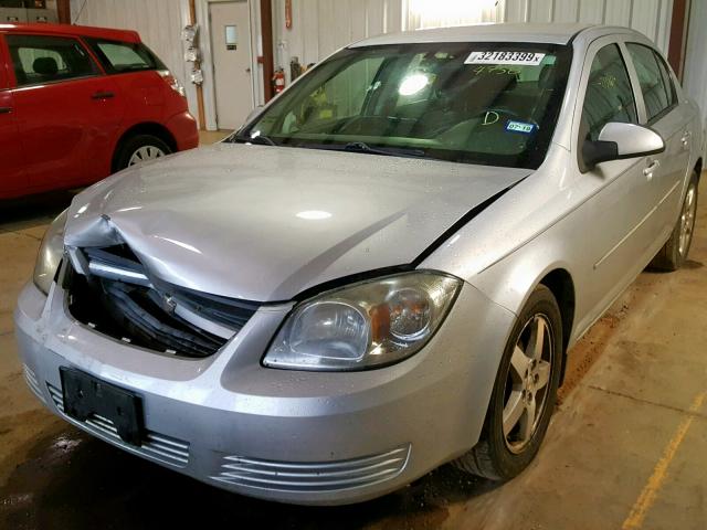 1G1AF5F50A7194758 - 2010 CHEVROLET COBALT 2LT SILVER photo 2