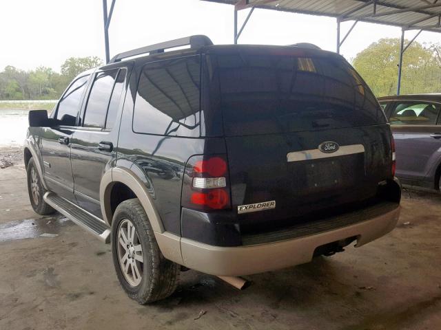 1FMEU64E36UB59434 - 2006 FORD EXPLORER E BLACK photo 3