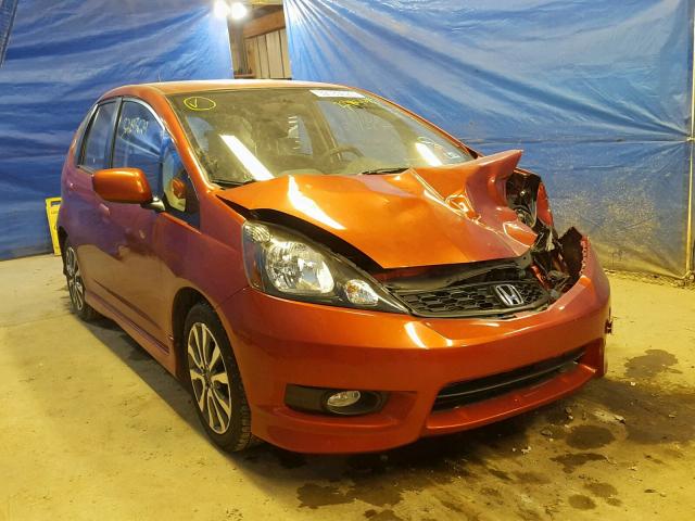 JHMGE8H51CC012559 - 2012 HONDA FIT SPORT ORANGE photo 1