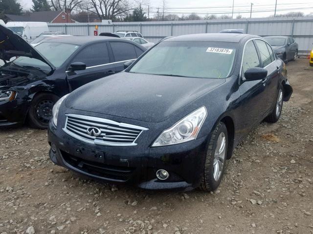 JN1CV6AR9DM768527 - 2013 INFINITI G37 BLACK photo 2