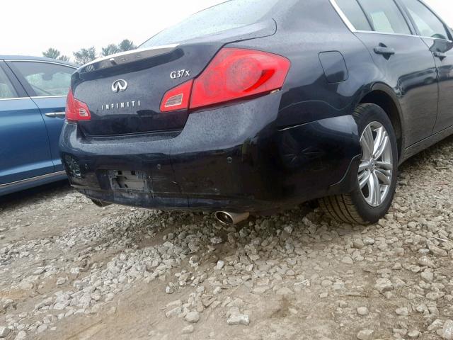 JN1CV6AR9DM768527 - 2013 INFINITI G37 BLACK photo 9